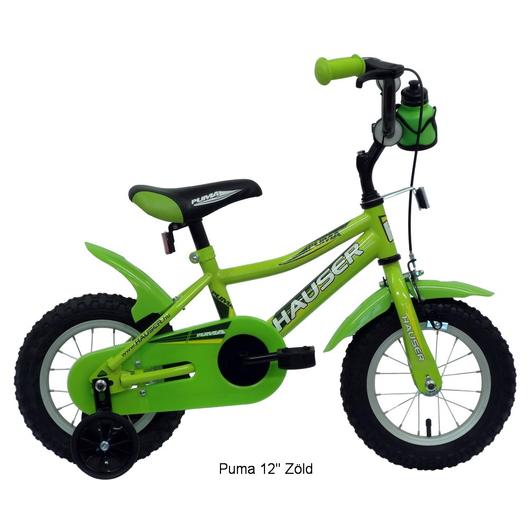 Hauser Puma 12" gyerekkerékpár zöld