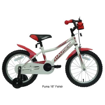 Hauser Puma 16" gyerekkerékpár fehér