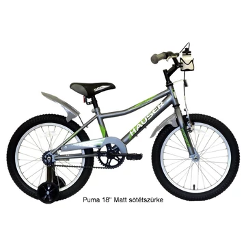 Hauser Puma 18" gyerekkerékpár mattszürke