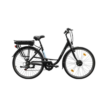 Neuzer Zagon E-trekking, unisex elektromos kerékpár, matt fekete-kék, 17"