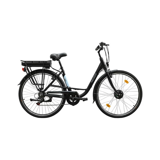 Neuzer Zagon E-trekking, unisex elektromos kerékpár, matt fekete-kék, 17"