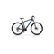 Cross GRX9 DB 29&quot; MTB kerékpár, 51 cm, mattfekete-kék